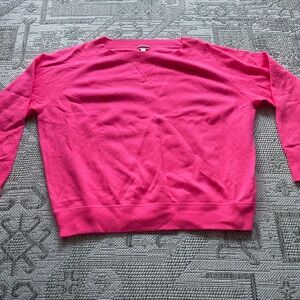 J. Crew Bright Pink Cashmere Sweater